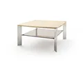 Produktbild: freiraum Couchtisch NELIA, Glasablage, Eiche, Massivholz - 80x41x80cm (BxHxT)