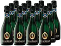 Produktbild: Fürst von Metternich Riesling Sekt Trocken (12 x 0,375 l) Premiumsekt aus deutschen Rieslingweinen, Dry, klare und ausgeprägte Fruchtnoten, 0,375 l Kleinflasche ist perfekt für Unterwegs oder zu Zweit