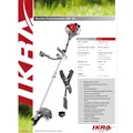 Produktbild: Benzin Freischneider IKRA IBF 43 Motorsense Doppelhandgriff Trimmer Schultergurt