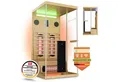 Produktbild: Artsauna Infrarotkabine Göteborg, BxTxH: 90 x 90 x 190 cm, (1-St) Vollspektrumstrahler, Platz für 1 Person, Inkl. LED, Bluetooth & Co