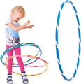 Produktbild: Bunter Kinder Hula Hoop für kleine Profis, Ø70cm, Blau-Weiss