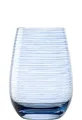Produktbild: Stölzle Lausitz Wassergläser Twister Blaugrau 6er-Set 465 ml – Allroundgläser für Wasser, Saft & Cocktails – Hochwertige Trinkgläser aus bleifreiem Kristallglas – Spülmaschinengeeignet & stoßfest