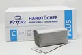 Produktbild: Fripa Plus Handtücher Papierhandtücher 25x50 cm 1-lagig 2400 Stück Natur Grau