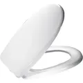 Produktbild: WC-Sitz passend Geberit Allia Paris ,weiß, SoftClose, für Toilettenschüssel 52 cm - Weiß