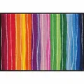 Produktbild: Salonloewe Fußmatte waschbar Pure Style Wavy Lines Bunt 50x75 cm Fußabtreter