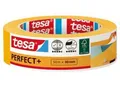 Produktbild: tesa Perfect+ Malerband, 50 m × 30 mm – saubere Farbkanten, reißfest, rückstandsfrei, für Innen