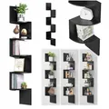 Produktbild: Eckregal aus Holz für die Ecke, 5 Regalböden, für Wohnzimmer, Küche, für Bücher