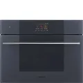 Produktbild: Smeg SO4104M2PG Kombi-Mikrowelle 45cm Speedwave Linea Neptune Grey