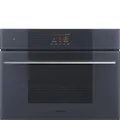 Produktbild: SMEG SO4104M2PG - Backofen mit Mikrowelle mit 5 Jahre Garantie, Designlinie Linea, Neptune Grey, Touch-Control, Nische 60 x 45 cm