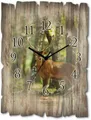 Produktbild: Artland Wanduhr Hirsch 4 - Wald (wahlweise mit Quarz- oder Funkuhrwerk, lautlos ohne Tickgeräusche)