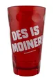 Produktbild: DES IS MOINER! Dubbebecher 0,5 Liter aus Plastik (Rot) - Pfalz Dubbeglas aus Kunststoff (Polycarbonat) für Pfälzer Schorle (Rieslingschorle) und andere Getränke