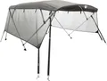 Produktbild: vidaXL 4-Bow Bimini-Top mit Mesh-Seitenteilen 243x(200-213)x137 cm