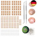 Produktbild: Eingewachsene Zehennägel Werkzeug Set, Zehennagelkorrektur Patch, Gebogen