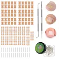 Produktbild: 152 Stück Zehennagel Werk Set, Zehennagelspangen, Feile, Pflege, Nagelkorrektur