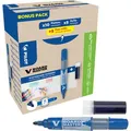 Produktbild: Pilot Whiteboardmarker V-Board Master Bonuspack 10+10, blau, Rundspitze, Strichbreite 2,3 mm, abwischbar, 10 Stück
