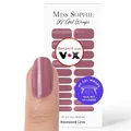 Produktbild: Original Miss Sophie UV Gel Nagelfolien Rosewood Love UV I 20 UV Gel Nagellack-Streifen einfarbig I Für Finger- & Fußnägel