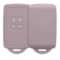 Produktbild: kwmobile Autoschlüssel Hülle kompatibel mit Renault 4-Tasten Smartkey Autoschlüssel (nur Keyless Go) - Silikon Schutzhülle Schlüsselhülle Cover in Purple Cloud