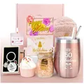 Produktbild: 50. Geburtstagsgeschenkset für Frauen mit Badebombe, Kaffeebe