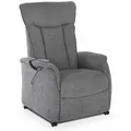 Produktbild: Fernsehsessel mit Aufstehhilfe, Relaxsessel mit Liegefunktion, mit 2 Motoren, 120 kg belastbar, Webstoff, Grau, Raburg Marie