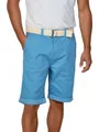 Produktbild: riverso Kurze Hosen Herren Sommer Chino Shorts mit Gürtel Regular Fit RIVHenry Bermuda Stretch, Größe:W 44, Farbe:Middle Blue