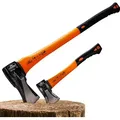 Produktbild: Gardebruk® Axt 2 kg Beil 1 kg Set ergonomischer Handgriff Gummischutz Universal Spaltaxt Spaltbeil Spalthammer Holzspalter