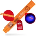 Produktbild: Wiha - Elektriker Gliedermaßstab Longlife® (42068) i Zollstock 2 m i Meterstab metrisch i orange i Messwerkzeug für den Profi