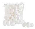 Produktbild: VBS XXL 100er-Pack Ostereier Kunststoff 6 cm weiß