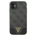 Produktbild: GUESS iPhone 11 Hülle Case Cover 4G Triangl Collection Logo Black
