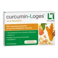 Produktbild: curcumin-Loges® plus Boswellia - 60 Kapseln - Nahrungsergänzungsmittel mit hoch bioverfügbarem Curcumin und Boswelliasäuren sowie Vitamin D