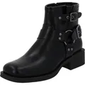 Produktbild: Palado Stiefeletten Damen Kaisuzo – moderne Boots - leicht gefütterte Biker-Boots - bequeme Stiefel Schwarz UK7 - EU40