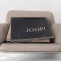 Produktbild: JOOP! Wohndecke Uni-Doubleface Anthrazit - Karamell 150 x 200 cm