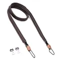 Produktbild: C-Rope Kameragurt THE TRAVELER handgeflochten aus Paracord, Schultergurt mit Schnellverschluss, 125cm, Braun