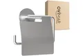 Produktbild: ovimar Toilettenpapierhalter Hanstholm (1-St), aus Edelstahl in Silber zur Zum Kleben