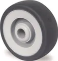 Produktbild: Ersatzrad D.100mm Trgf.100kg TPE grau Achs-D.8mm Nabenl.36mm TECWERK