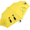 Produktbild: Doppler Mini Taschenschirm Auf-Zu-Automatik Cats Friends - Yellow