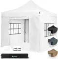 Produktbild: VONROC Pavillon 3x3m wasserdicht stabil - Partyzelt EasyUp System [3Min Aufbau] Popup Faltpavillon modular erweiterbar als Festival Zelt, Gartenpavillon