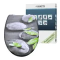 Produktbild: Schütte WC-Sitz Stone 82374, mit Motiv, Absenkautomatik, Edelstahlscharnier, Kunststoff