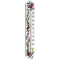 Produktbild: TFA Dostmann Hygrometer TFA Dostmann Analoges Innen-Außen-Thermometer Thermometer Weiß, Blumen