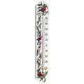 Produktbild: TFA Dostmann Analoges Innen-Außen-Thermometer Thermometer Weiß, Blumen 12.304...