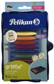 Produktbild: Pelikan 700825 Kreativfabrik Wachsmalstift Griffix 8 Farben Wax - Schule Malen