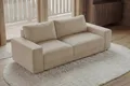 Produktbild: riess-ambiente 3-Sitzer LOFT 210cm champagner/beige - Chenille, Taschenfederkern, Rundumbezug, Einzelartikel 1 Teile, Moderne Couch - ideal für Wohn- und Schlafzimmer oder Loft-Wohnungen