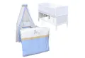 Produktbild: Baby-Delux Komplettbett Babybett Jack Komplettset, 10-tlg., Kinderbett 70x140 cm weiß, Bettset verschiedene Designs