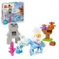Produktbild: LEGO DUPLO   Disney ELSA und Bruni im Zauberwald, Eiskönigin-Spielzeug mit 4 Fig