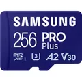 Produktbild: Samsung PRO Plus 2023 microSDXC-Speicherkarte 256 GB Leserate von bis zu 180 MB/s