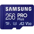 Produktbild: SAMSUNG MicroSDXC-Speicherkarte PRO Plus (2023) 256GB inkl. Adapter