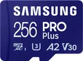 Produktbild: Samsung PRO Plus microSD-Karte + SD-Adapter, 256 GB