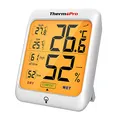 Produktbild: ThermoPro TP53 digitales Thermo-Hygrometer Thermometer Hygrometer Raumluftüberwachtung Temperatur und Luftfeuchtigkeitmessgerät mit Hintergrundbeleuchtung