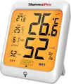 Produktbild: ThermoPro TP53 digitales Thermo-Hygrometer Thermometer Hygrometer, in Weiß