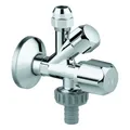 Produktbild: GROHE Kombi-Eckventil DN15 1/2''x3/8''x3/4'' selbstd. A.-gew