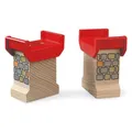 Produktbild: Brio 33254 - Brückenfundament (2 Stück), Spielzeug, Holzspielzeug